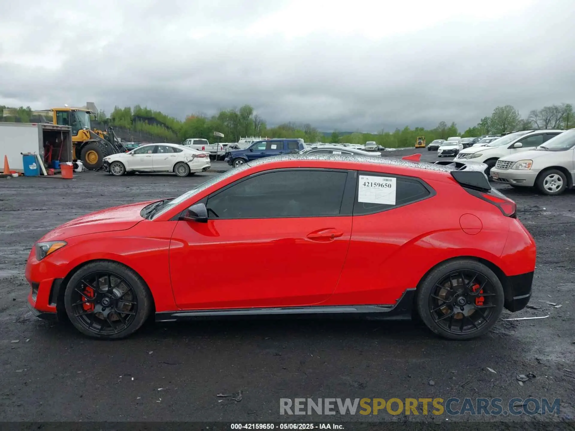 14 Photograph of a damaged car KMHT36AH1LU004630 HYUNDAI VELOSTER N 2020