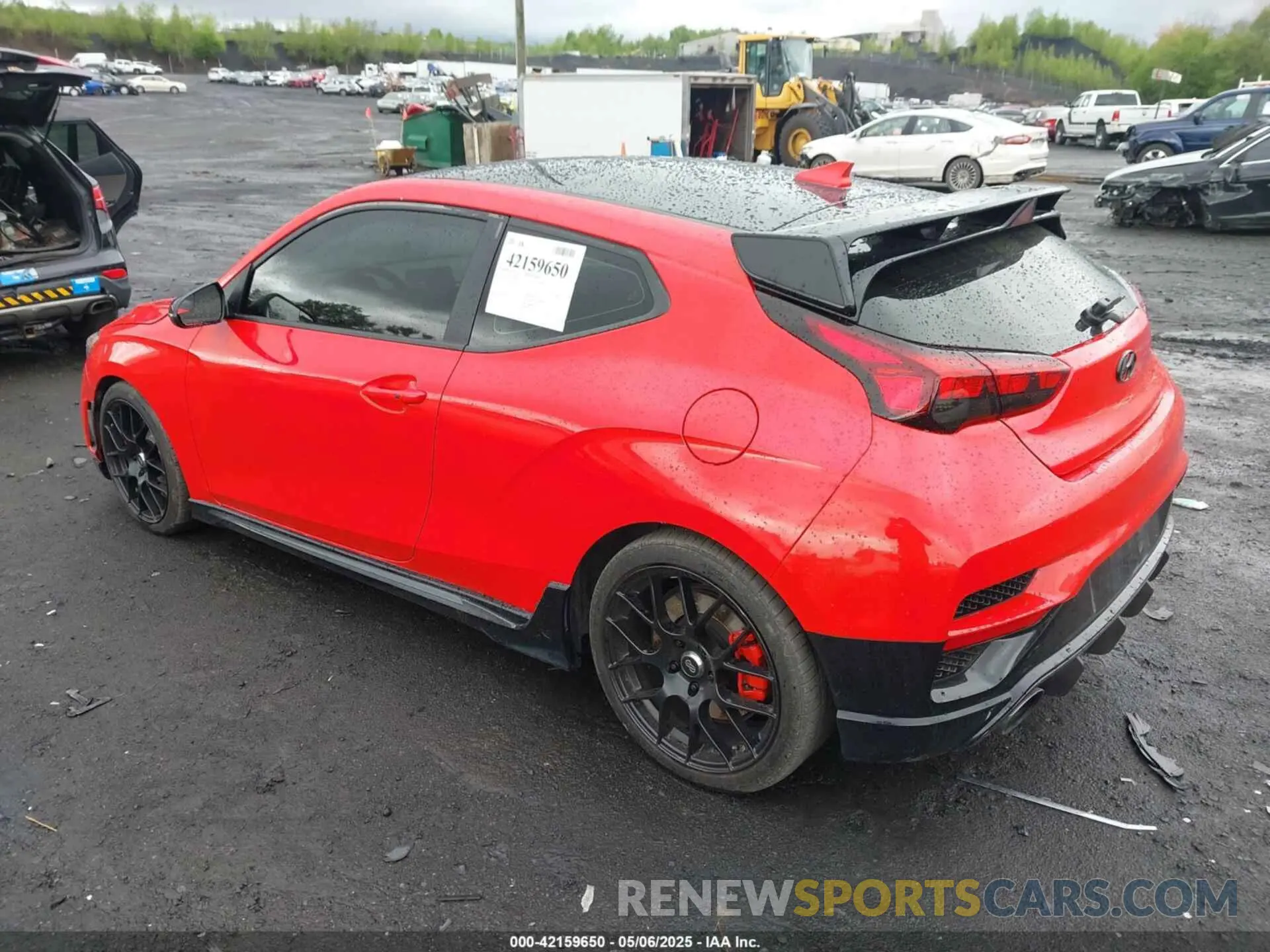 3 Photograph of a damaged car KMHT36AH1LU004630 HYUNDAI VELOSTER N 2020