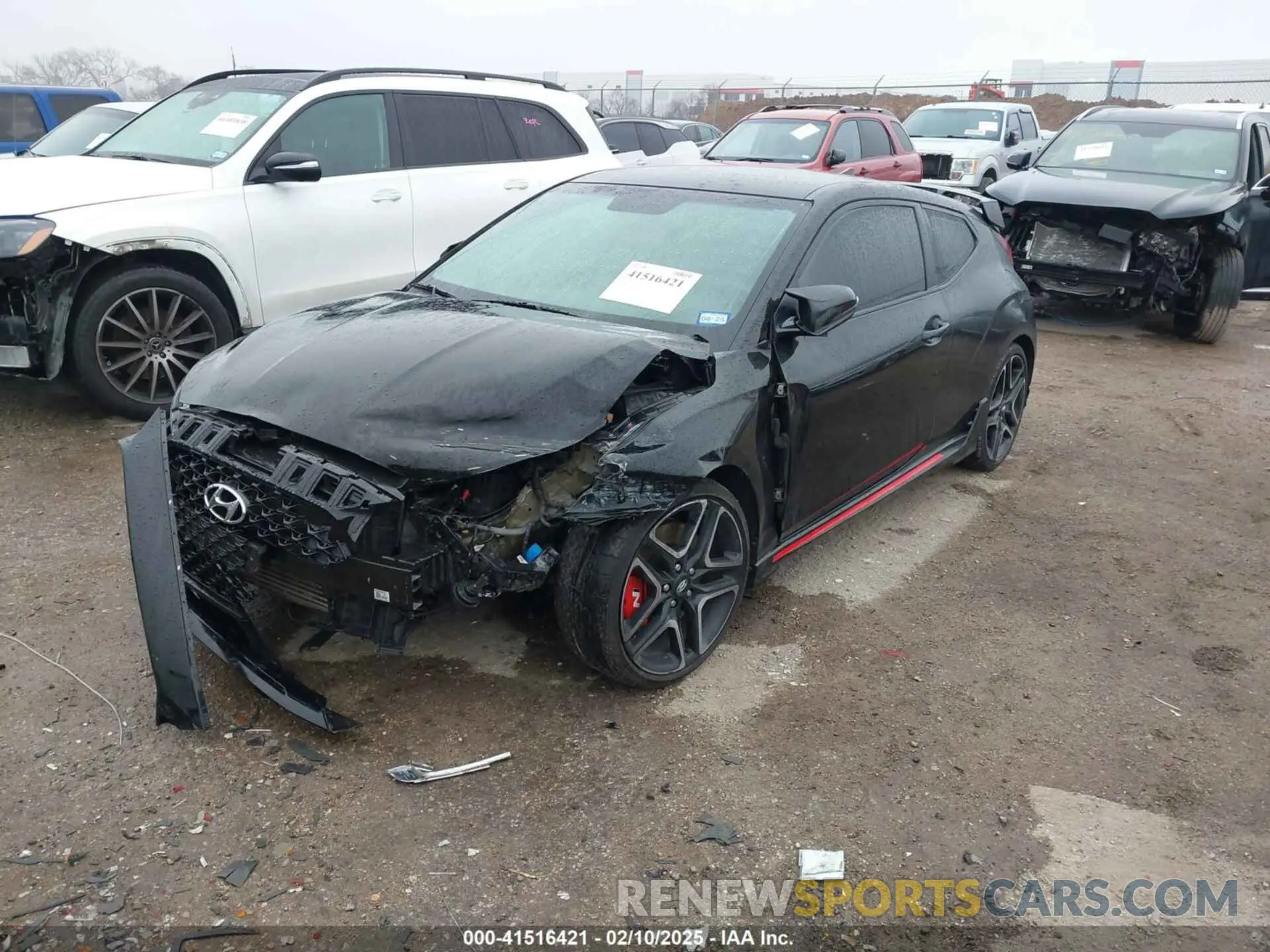 2 Photograph of a damaged car KMHT36AH5LU007983 HYUNDAI VELOSTER N 2020