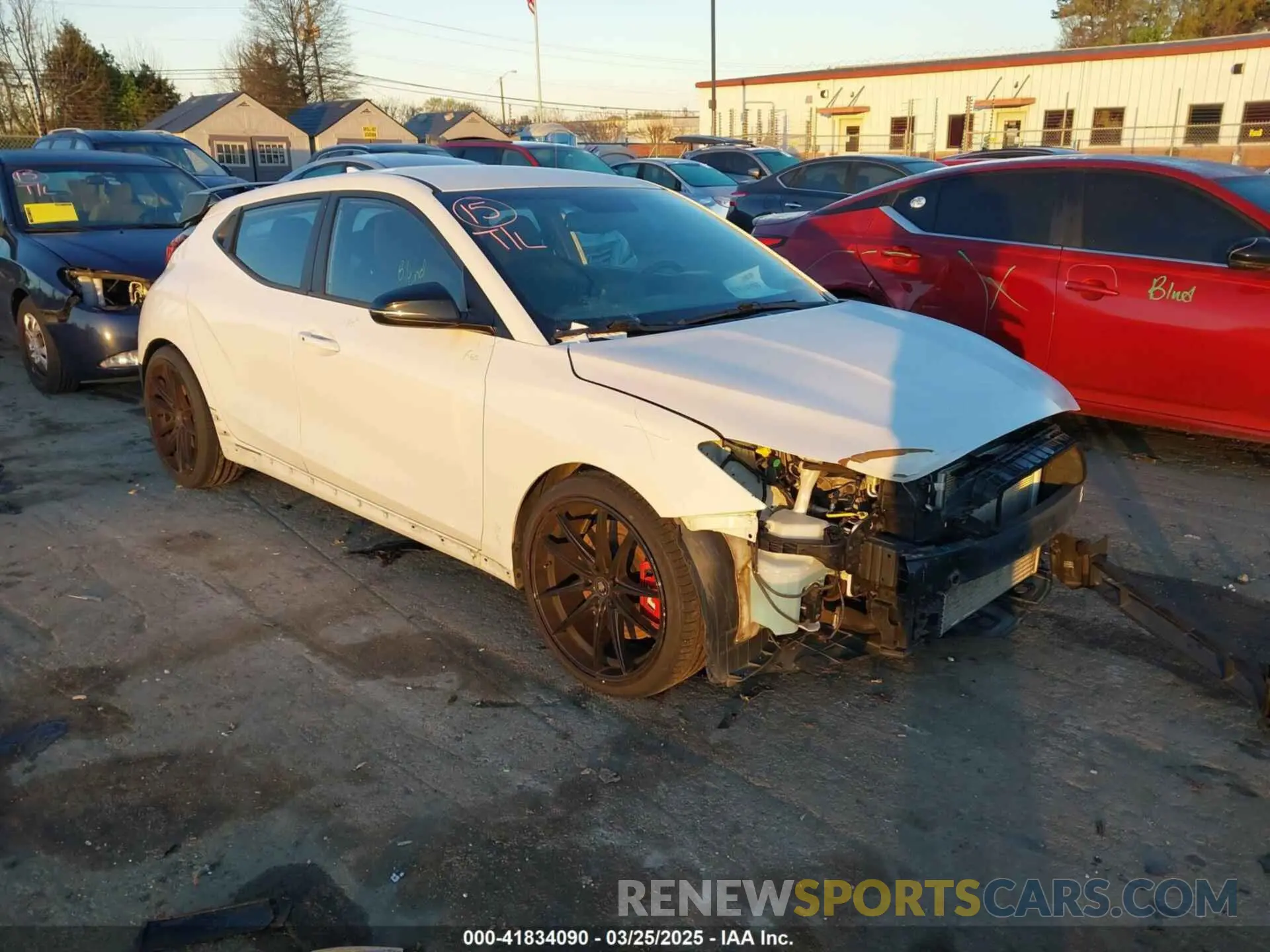 1 Photograph of a damaged car KMHT36AH9LU003354 HYUNDAI VELOSTER N 2020