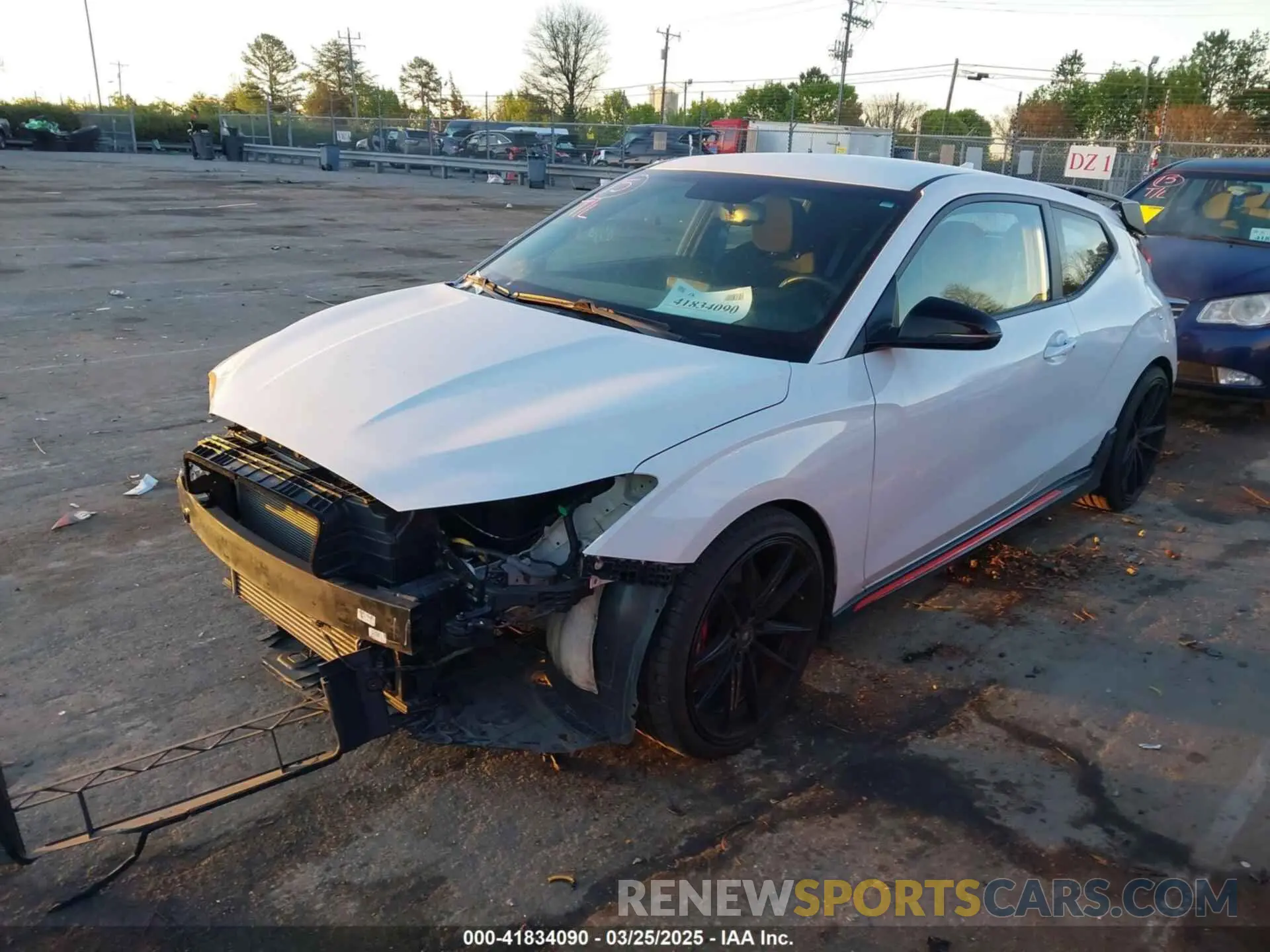 2 Photograph of a damaged car KMHT36AH9LU003354 HYUNDAI VELOSTER N 2020