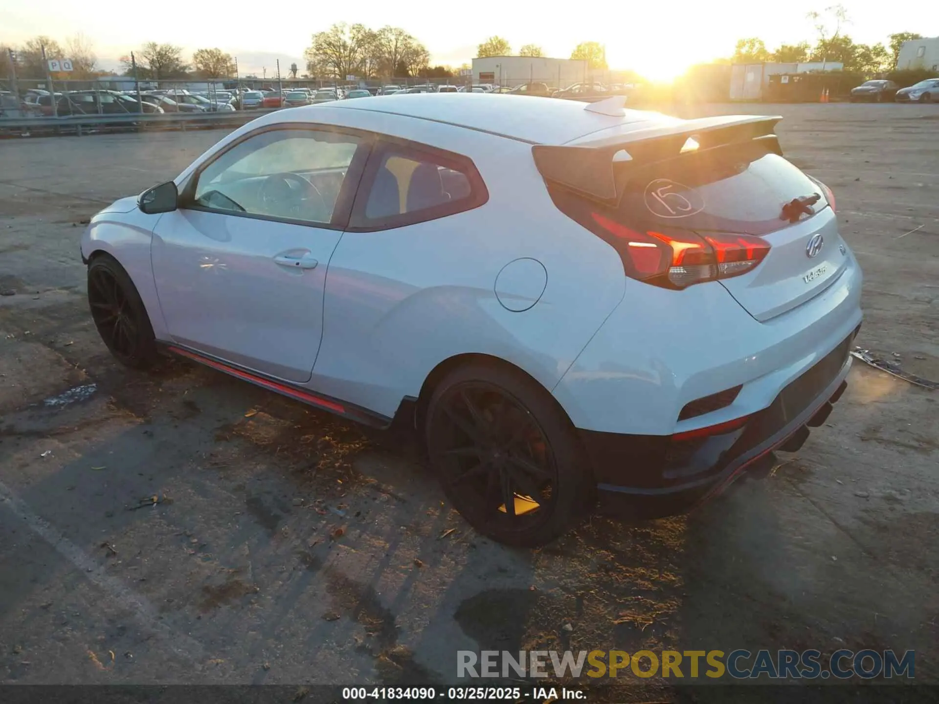 3 Photograph of a damaged car KMHT36AH9LU003354 HYUNDAI VELOSTER N 2020
