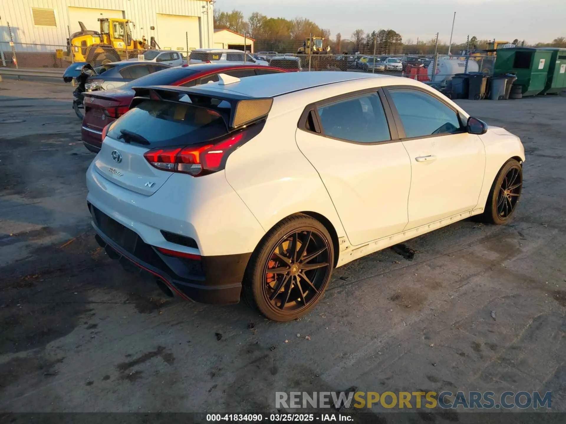4 Photograph of a damaged car KMHT36AH9LU003354 HYUNDAI VELOSTER N 2020