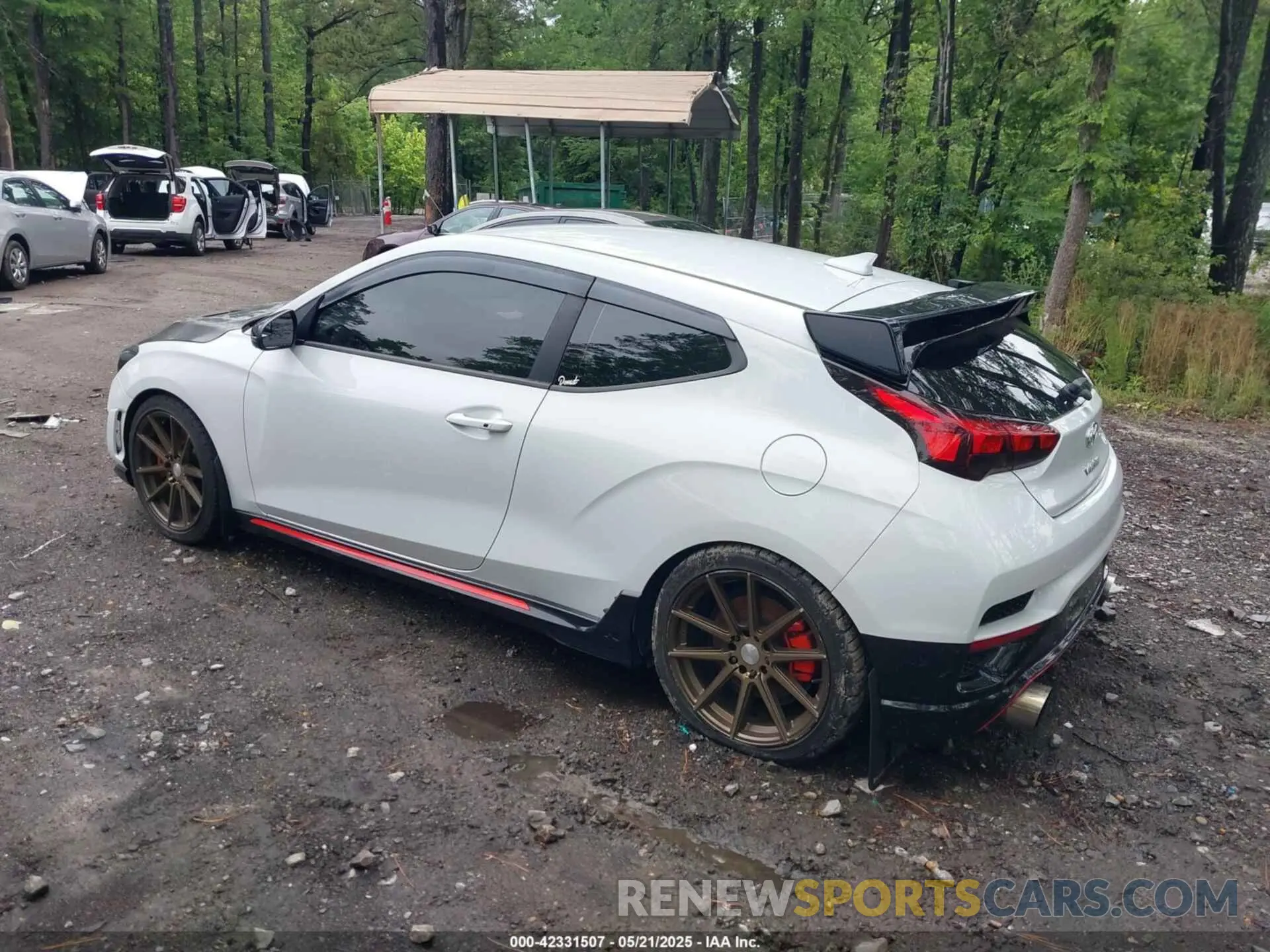 3 Photograph of a damaged car KMHT36AHXLU003718 HYUNDAI VELOSTER N 2020