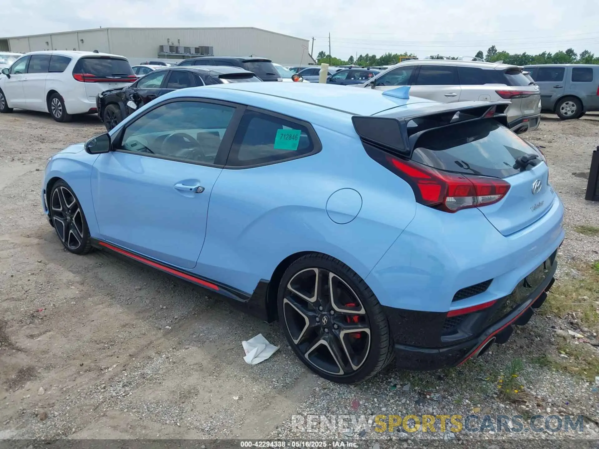 3 Photograph of a damaged car KMHT36AHXLU005369 HYUNDAI VELOSTER N 2020