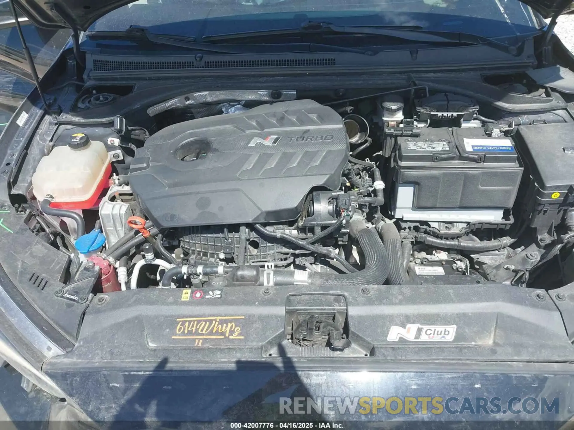 10 Photograph of a damaged car KMHT36AH1NU013671 HYUNDAI VELOSTER N 2022