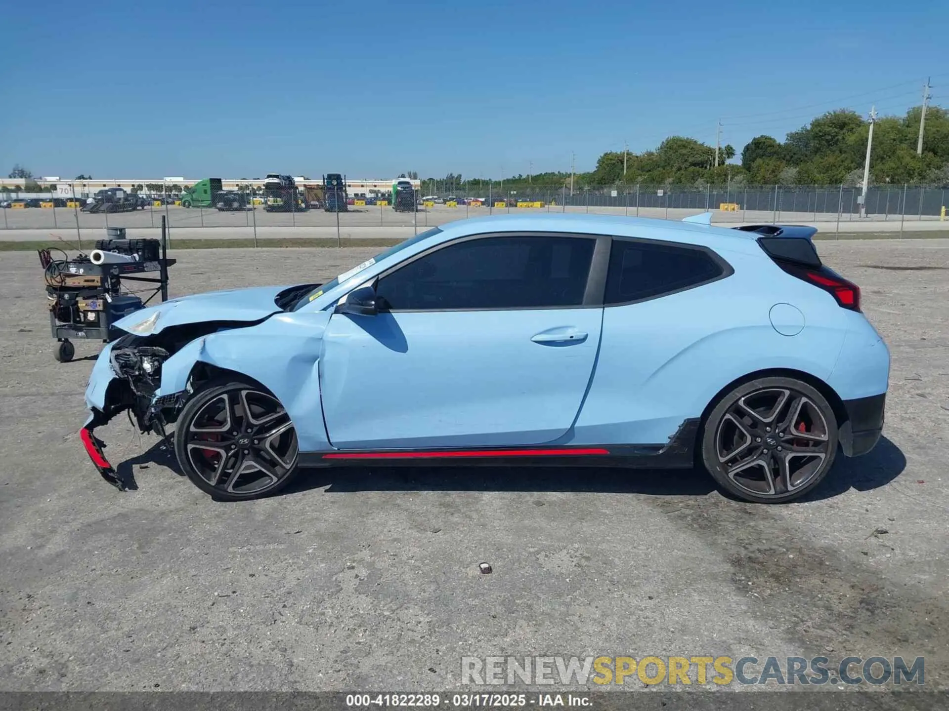 14 Photograph of a damaged car KMHT36AH3NU013266 HYUNDAI VELOSTER N 2022