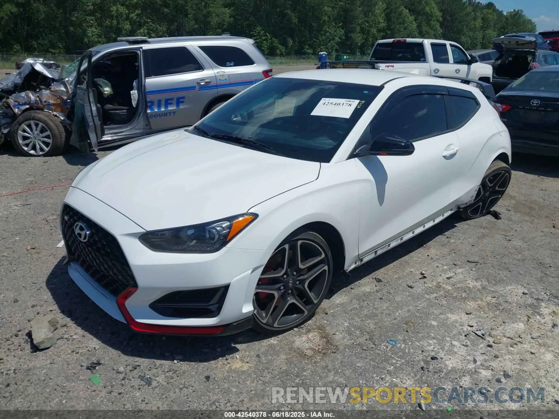 2 Photograph of a damaged car KMHT36AH3NU014434 HYUNDAI VELOSTER N 2022