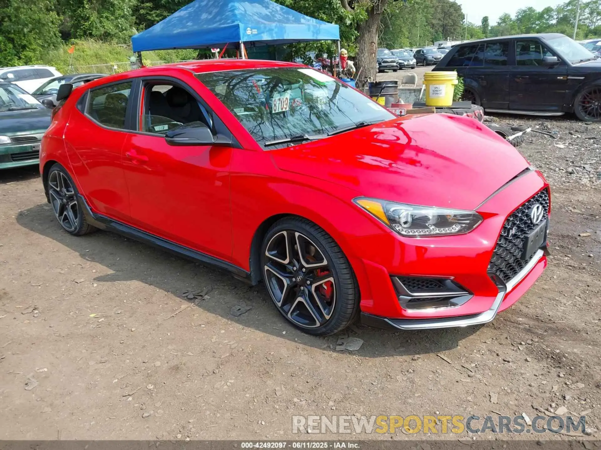 1 Photograph of a damaged car KMHT36AH5NU015388 HYUNDAI VELOSTER N 2022