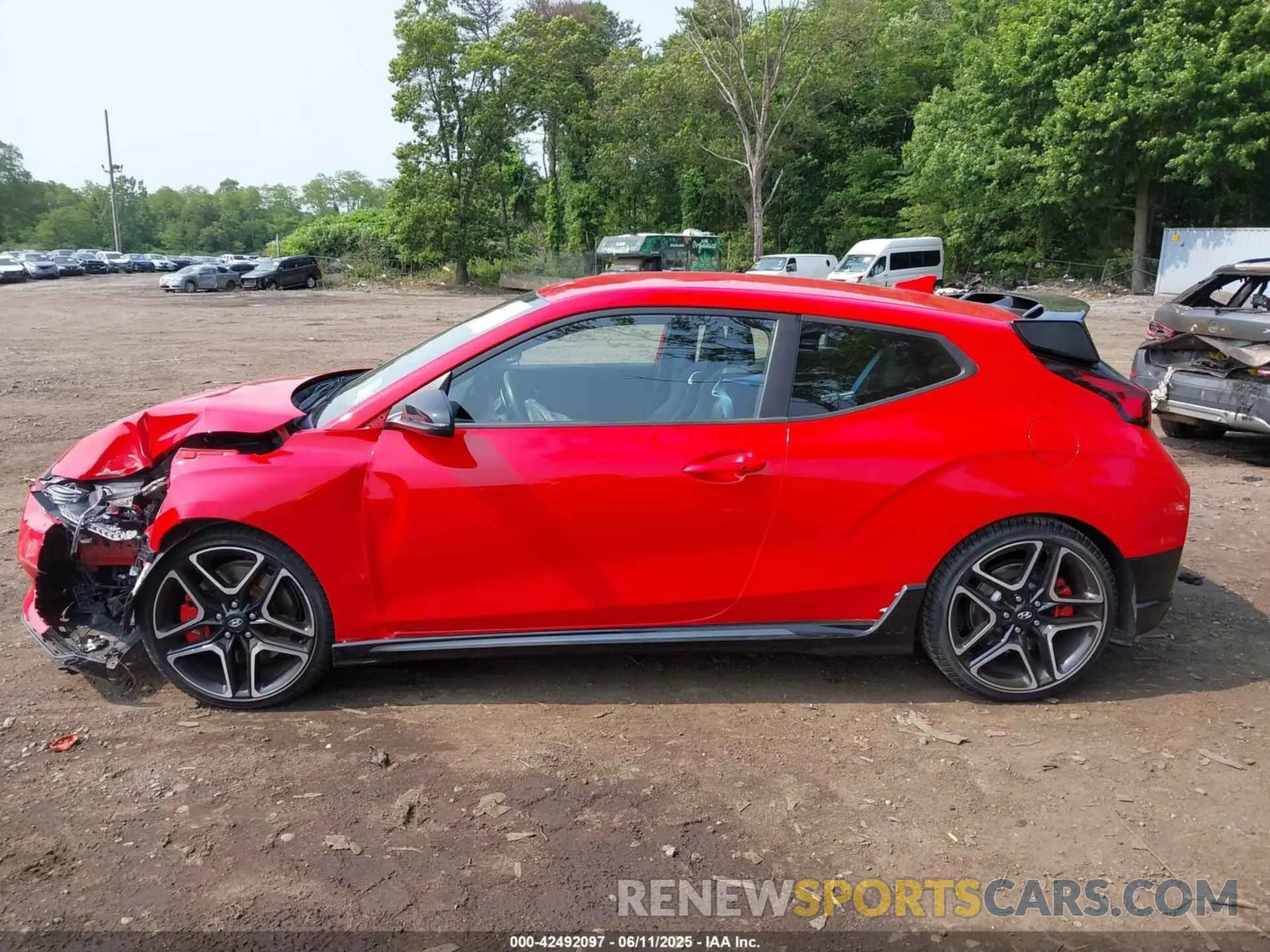14 Photograph of a damaged car KMHT36AH5NU015388 HYUNDAI VELOSTER N 2022