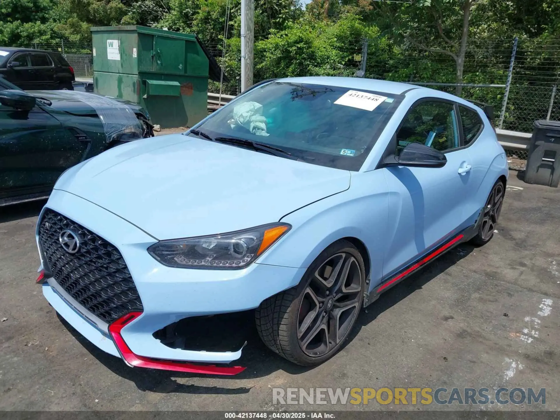 2 Photograph of a damaged car KMHT36AH7NU014310 HYUNDAI VELOSTER N 2022