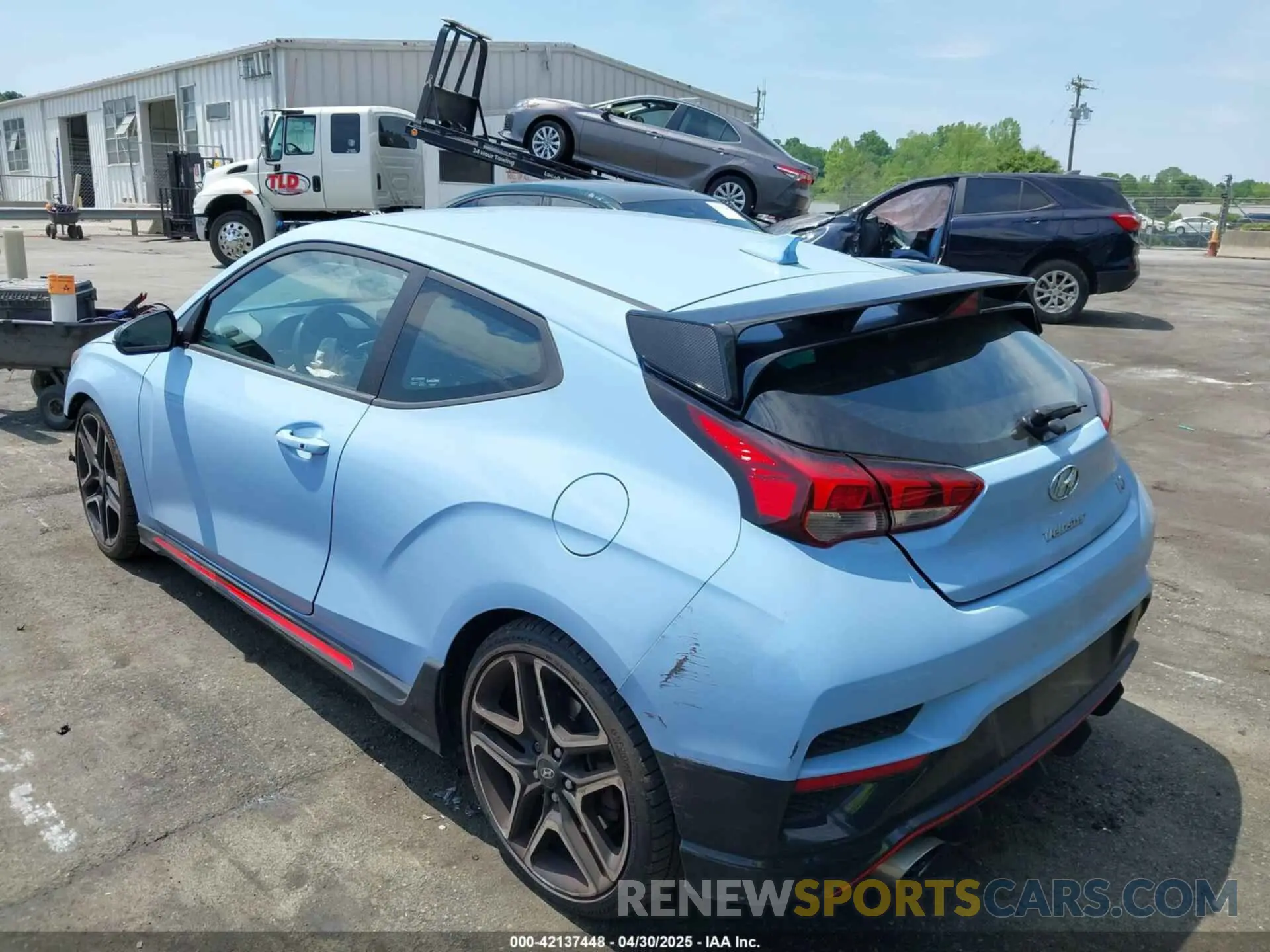 3 Photograph of a damaged car KMHT36AH7NU014310 HYUNDAI VELOSTER N 2022