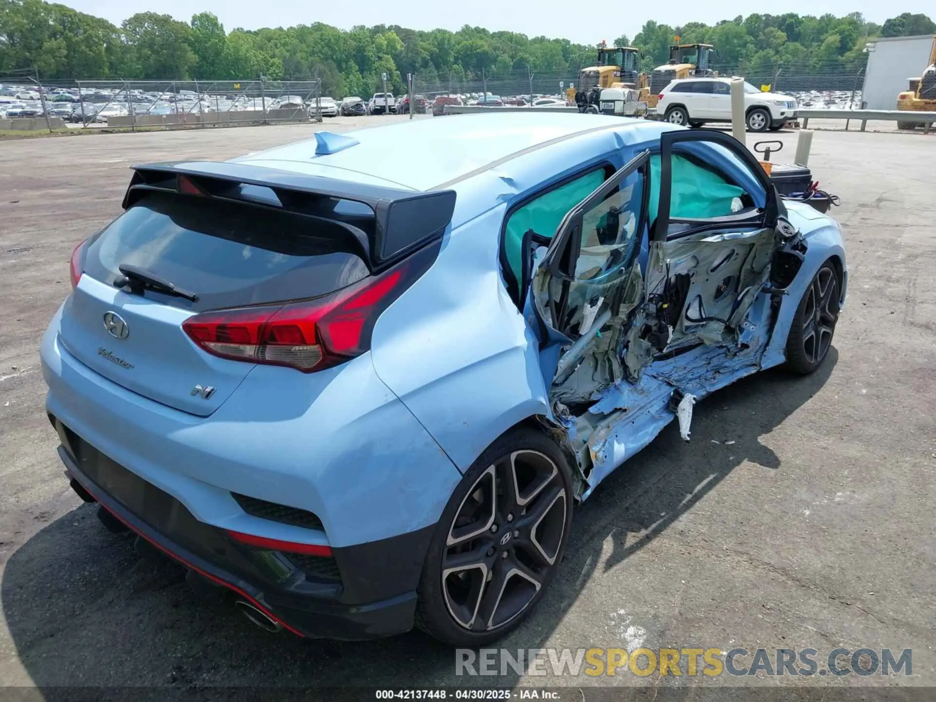 4 Photograph of a damaged car KMHT36AH7NU014310 HYUNDAI VELOSTER N 2022