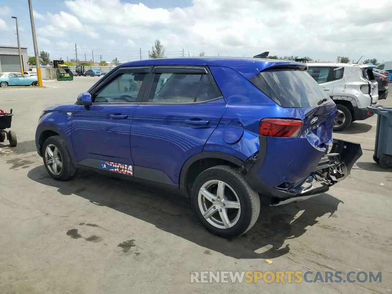 2 Photograph of a damaged car KMHRB8A30LU018208 HYUNDAI VENUE 2020