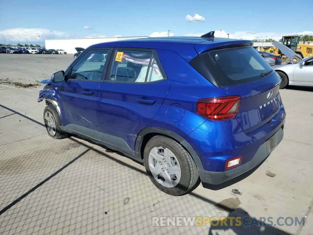 2 Photograph of a damaged car KMHRB8A34LU020169 HYUNDAI VENUE 2020