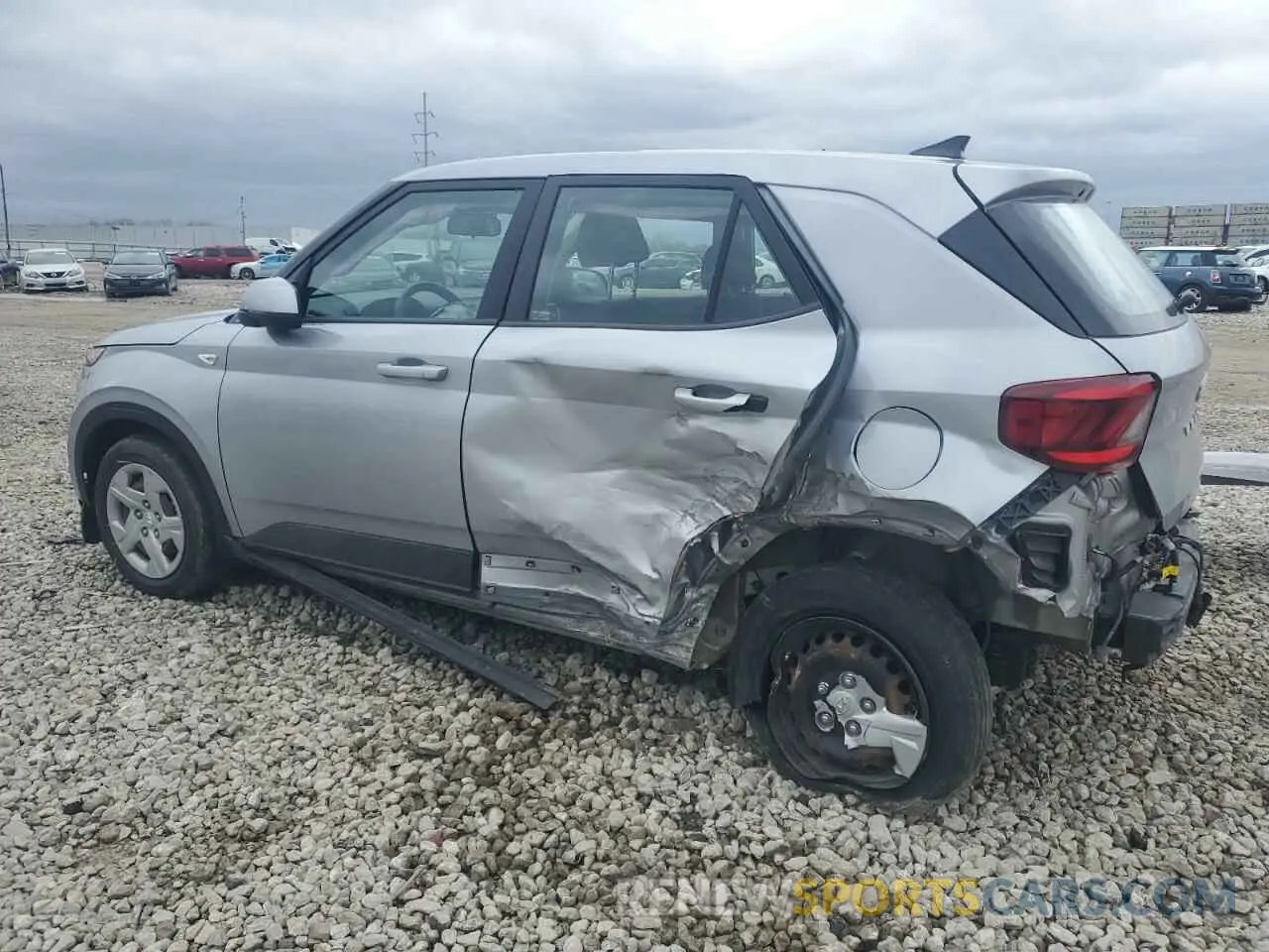 2 Photograph of a damaged car KMHRB8A34LU026439 HYUNDAI VENUE 2020