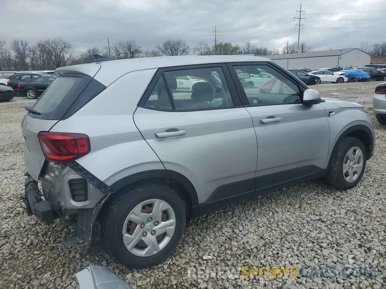 3 Photograph of a damaged car KMHRB8A34LU026439 HYUNDAI VENUE 2020