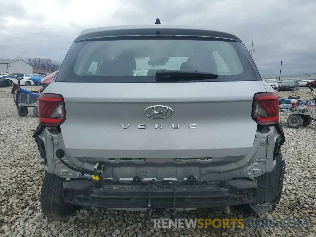 6 Photograph of a damaged car KMHRB8A34LU026439 HYUNDAI VENUE 2020