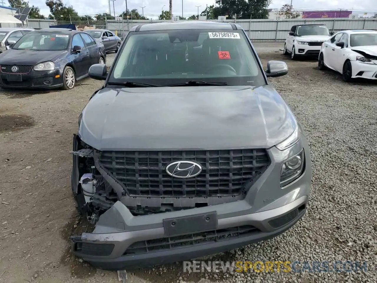 5 Photograph of a damaged car KMHRB8A34LU030202 HYUNDAI VENUE 2020
