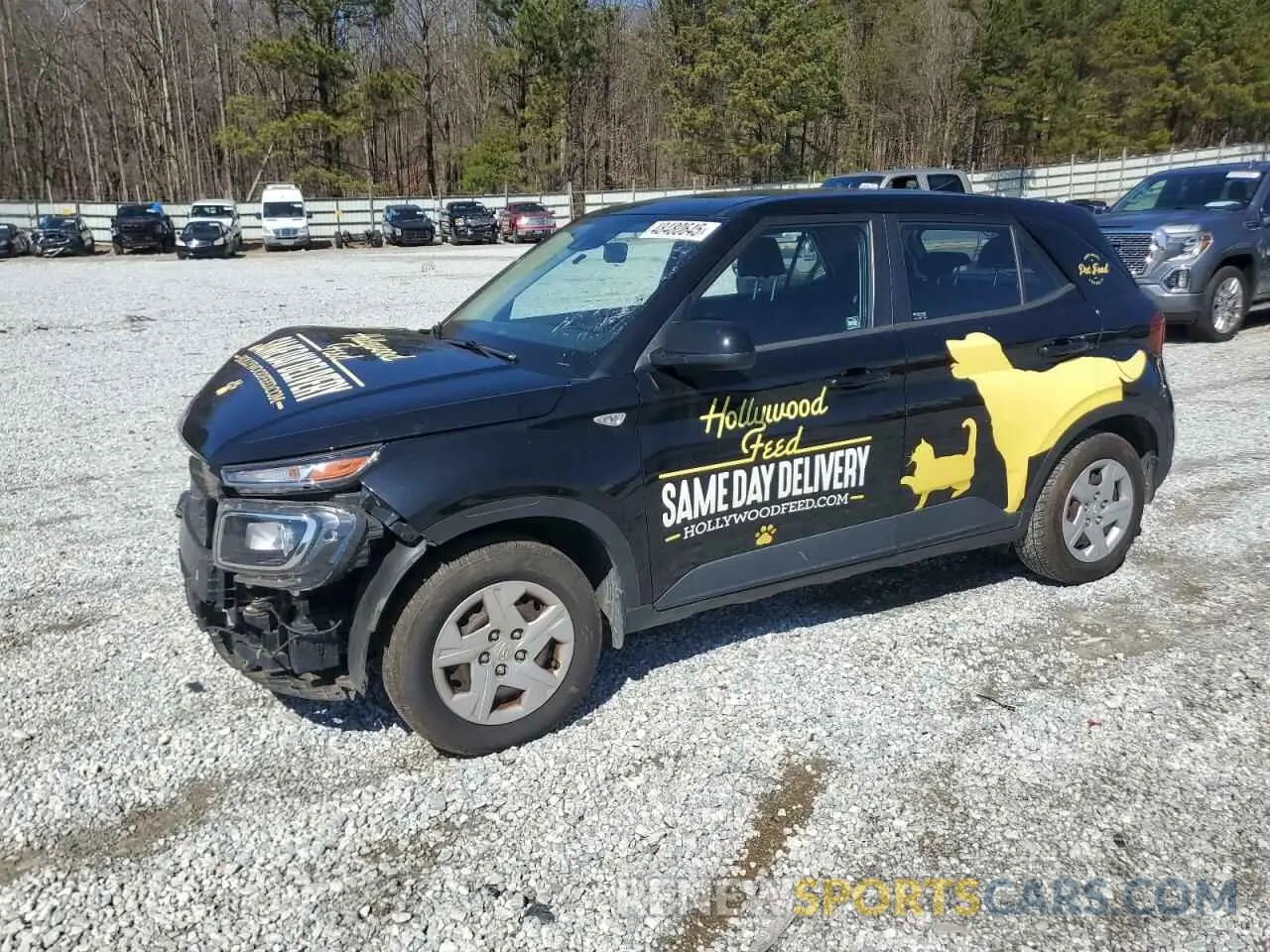 1 Photograph of a damaged car KMHRB8A35LU037661 HYUNDAI VENUE 2020