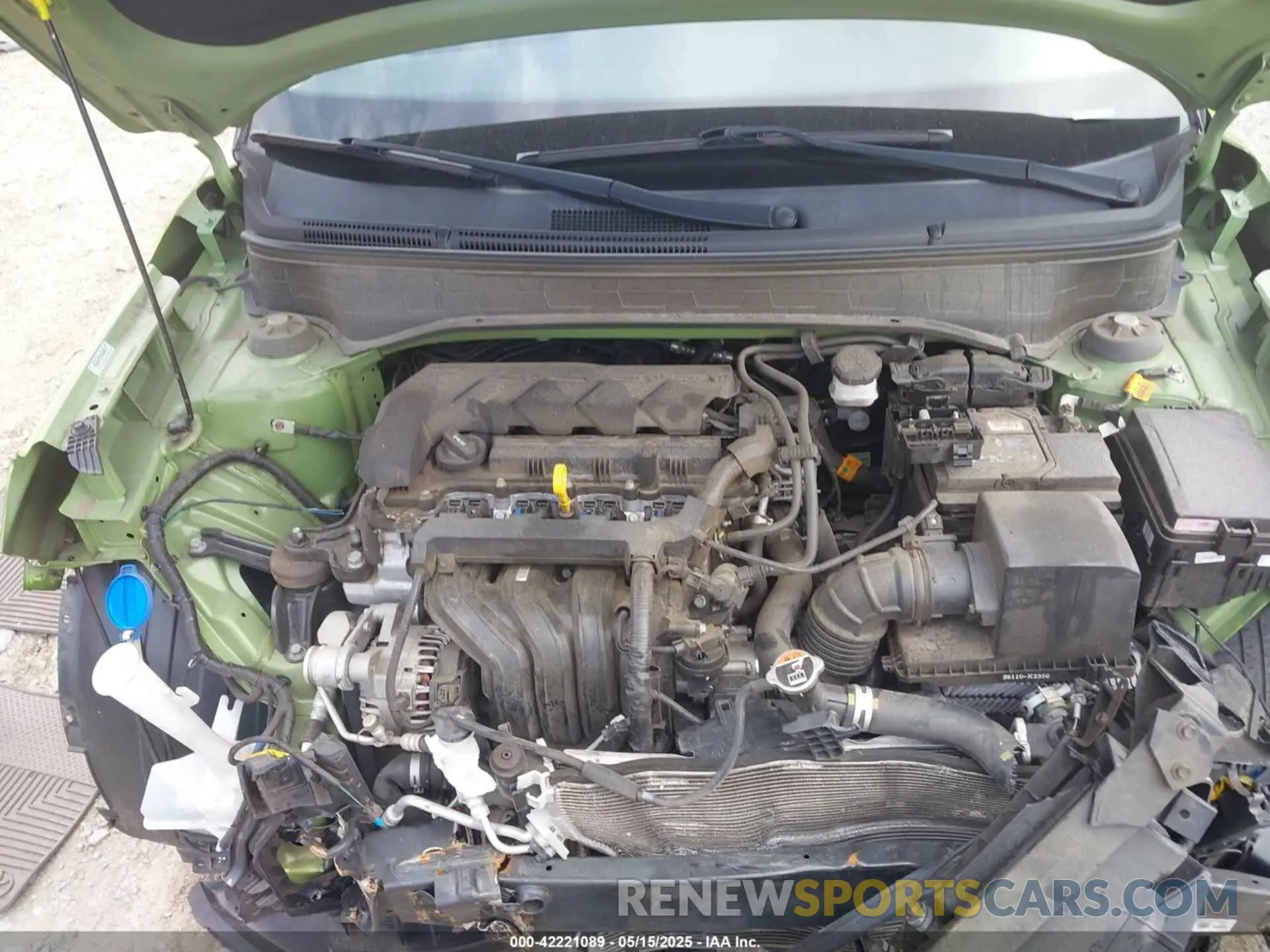 10 Photograph of a damaged car KMHRB8A35LU039345 HYUNDAI VENUE 2020
