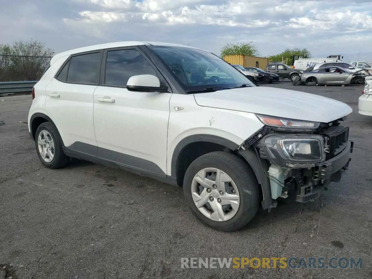 4 Photograph of a damaged car KMHRB8A36LU028919 HYUNDAI VENUE 2020