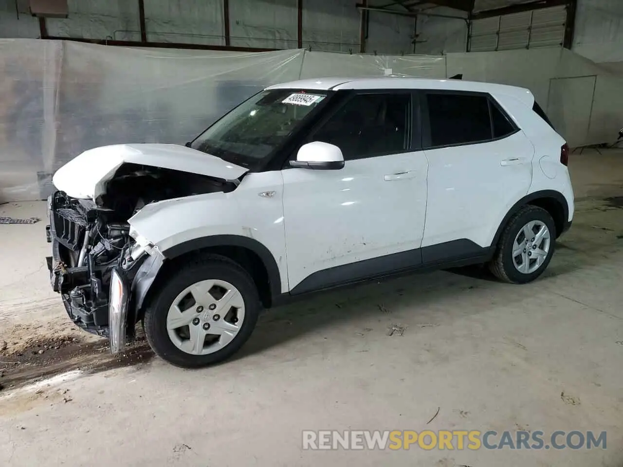 1 Photograph of a damaged car KMHRB8A37LU025883 HYUNDAI VENUE 2020