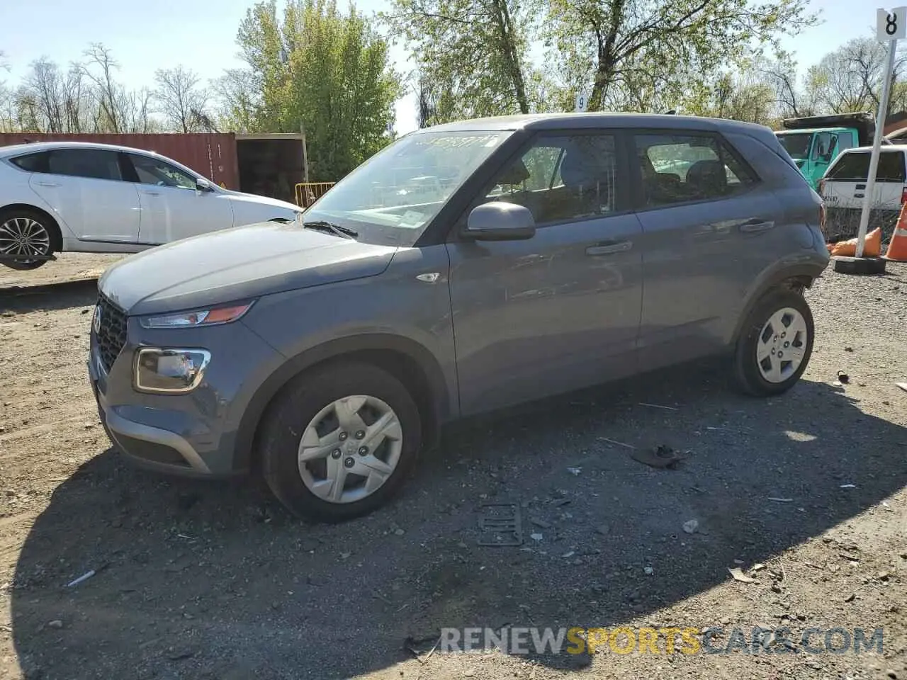 1 Photograph of a damaged car KMHRB8A37LU032591 HYUNDAI VENUE 2020