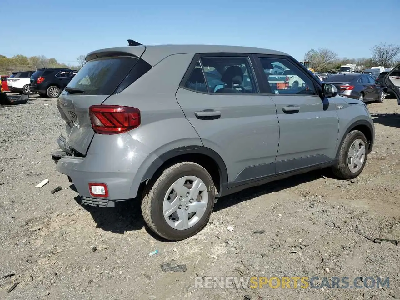 3 Photograph of a damaged car KMHRB8A37LU032591 HYUNDAI VENUE 2020