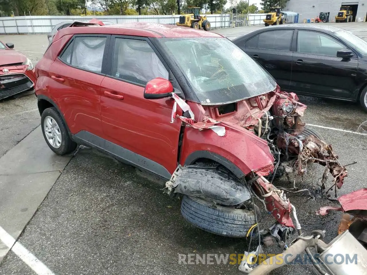 4 Photograph of a damaged car KMHRB8A31MU096269 HYUNDAI VENUE 2021
