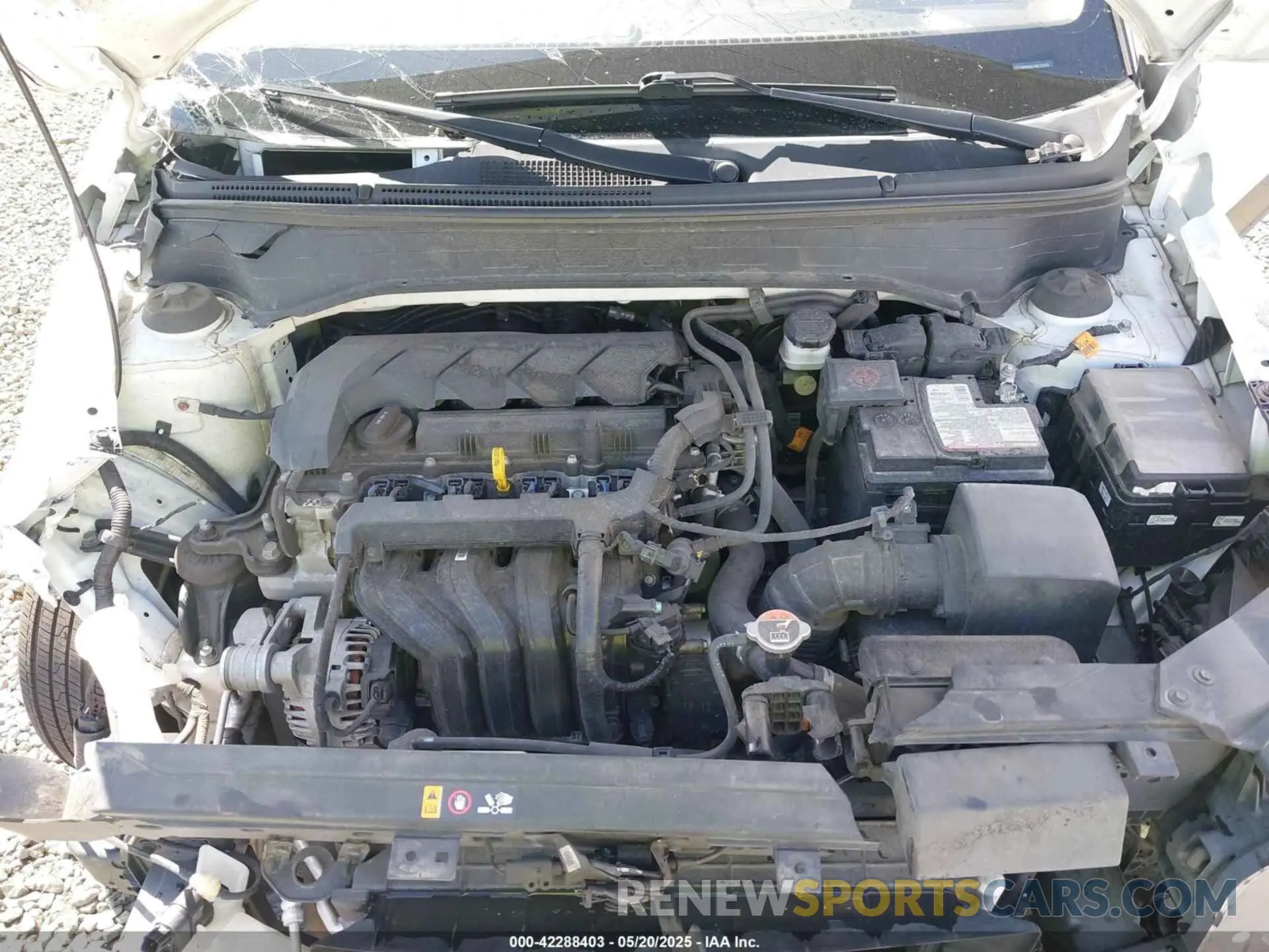 10 Photograph of a damaged car KMHRB8A31MU103284 HYUNDAI VENUE 2021