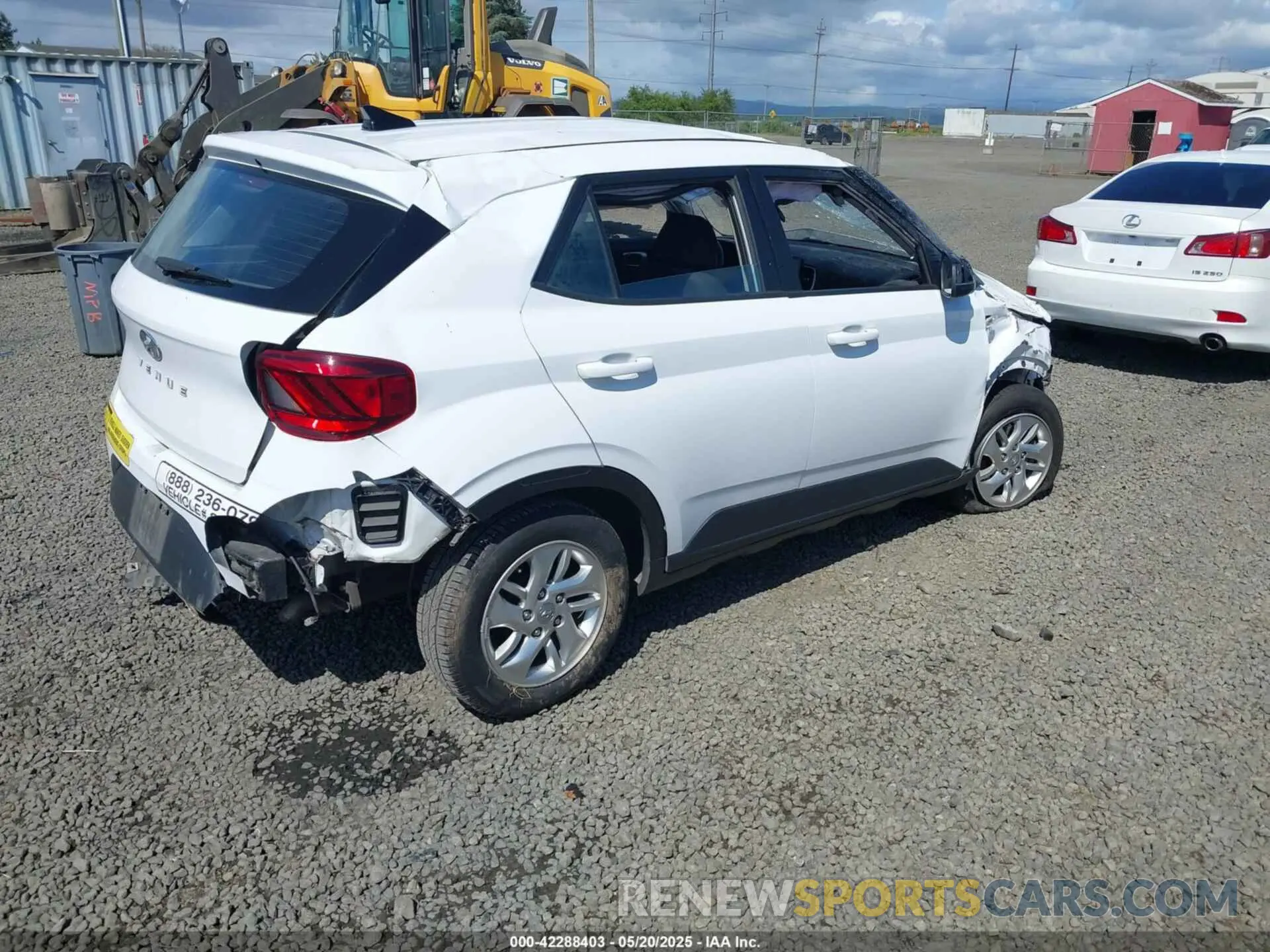4 Photograph of a damaged car KMHRB8A31MU103284 HYUNDAI VENUE 2021