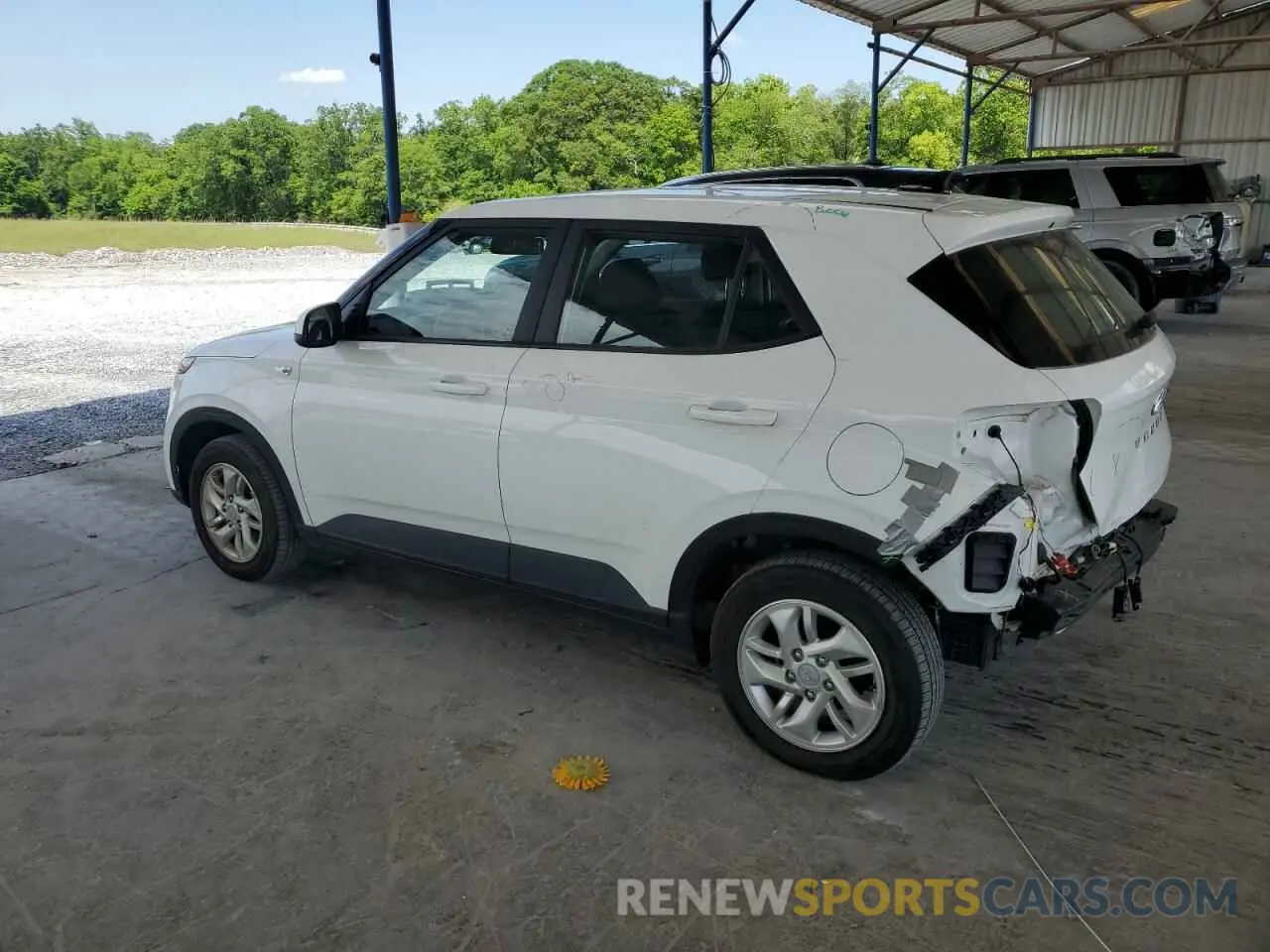 2 Photograph of a damaged car KMHRB8A32MU114729 HYUNDAI VENUE 2021