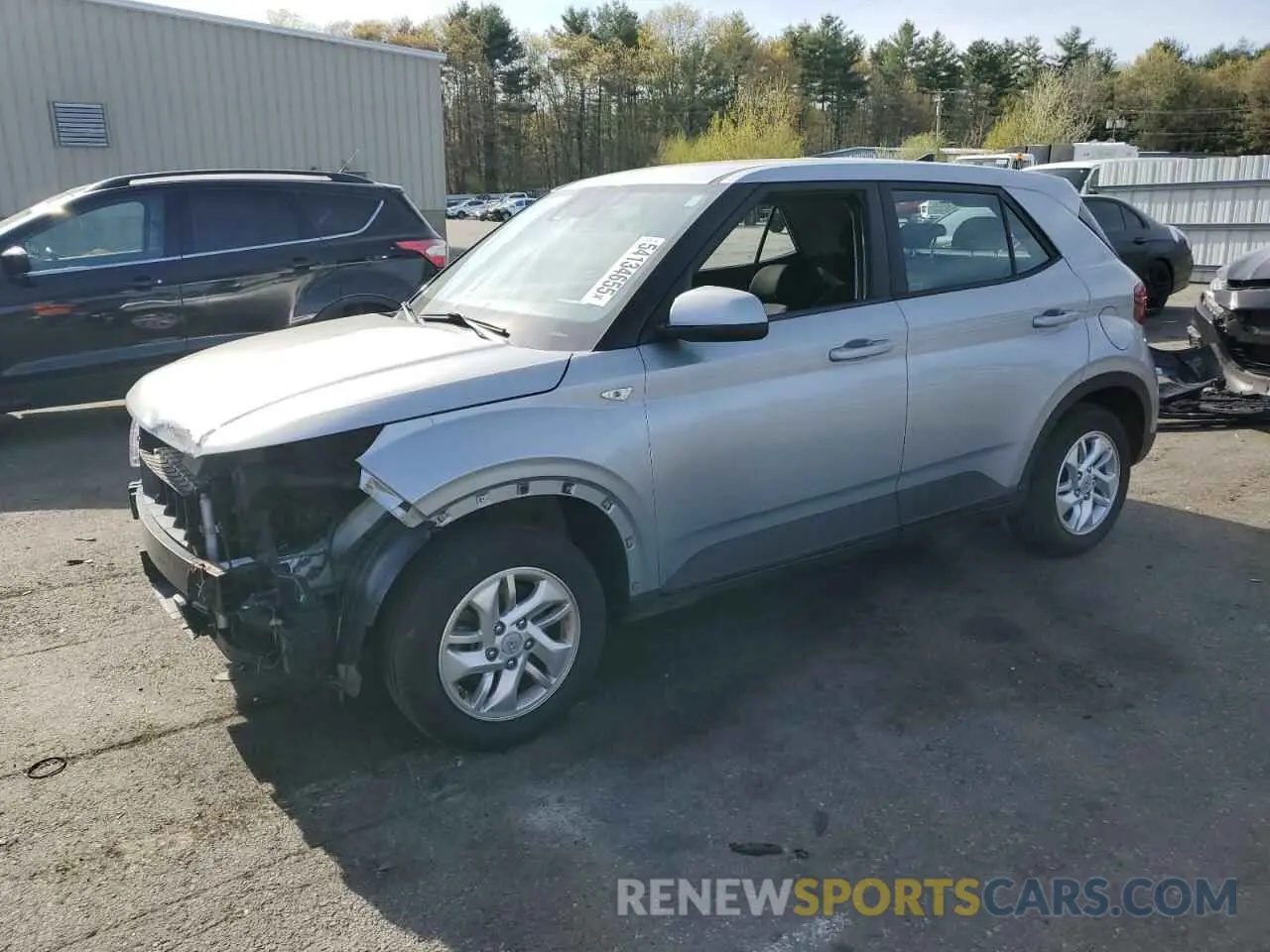1 Photograph of a damaged car KMHRB8A33MU068036 HYUNDAI VENUE 2021