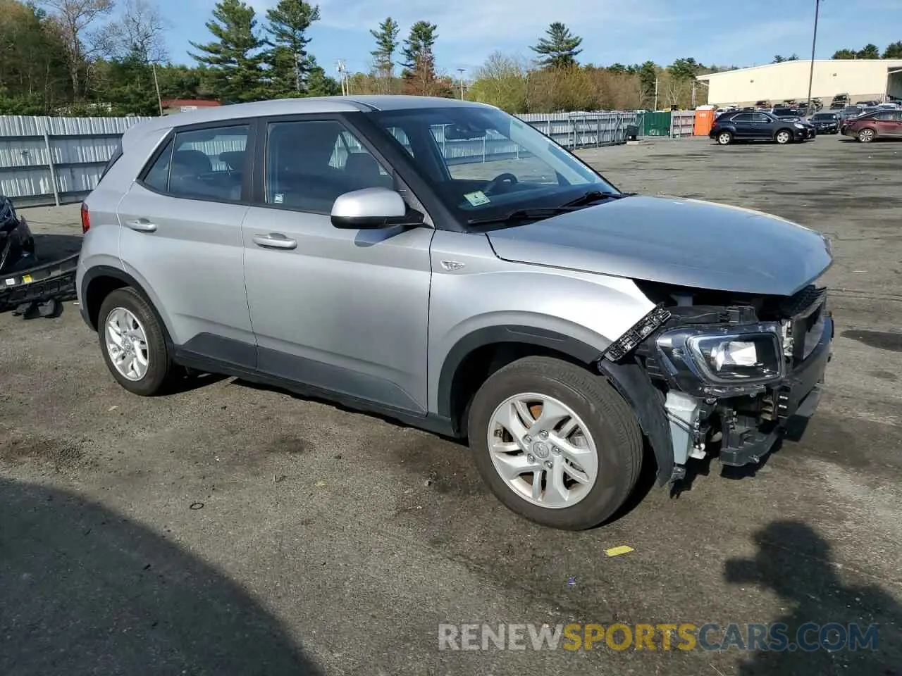 4 Photograph of a damaged car KMHRB8A33MU068036 HYUNDAI VENUE 2021