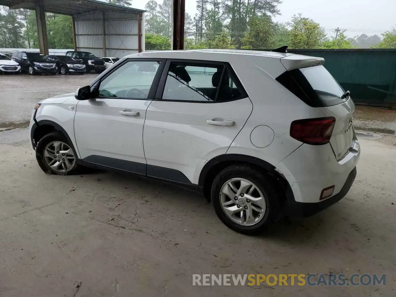 2 Photograph of a damaged car KMHRB8A33MU103366 HYUNDAI VENUE 2021