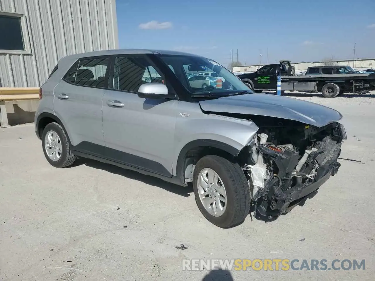 4 Photograph of a damaged car KMHRB8A33MU105859 HYUNDAI VENUE 2021