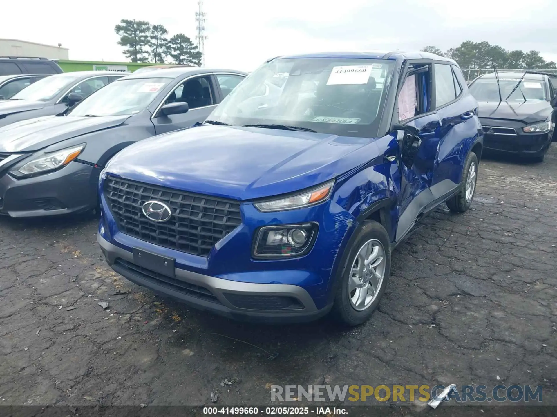 2 Photograph of a damaged car KMHRB8A35MU114482 HYUNDAI VENUE 2021