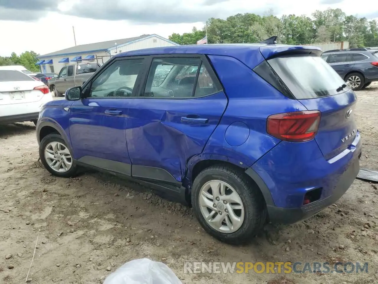 2 Photograph of a damaged car KMHRB8A36MU068242 HYUNDAI VENUE 2021