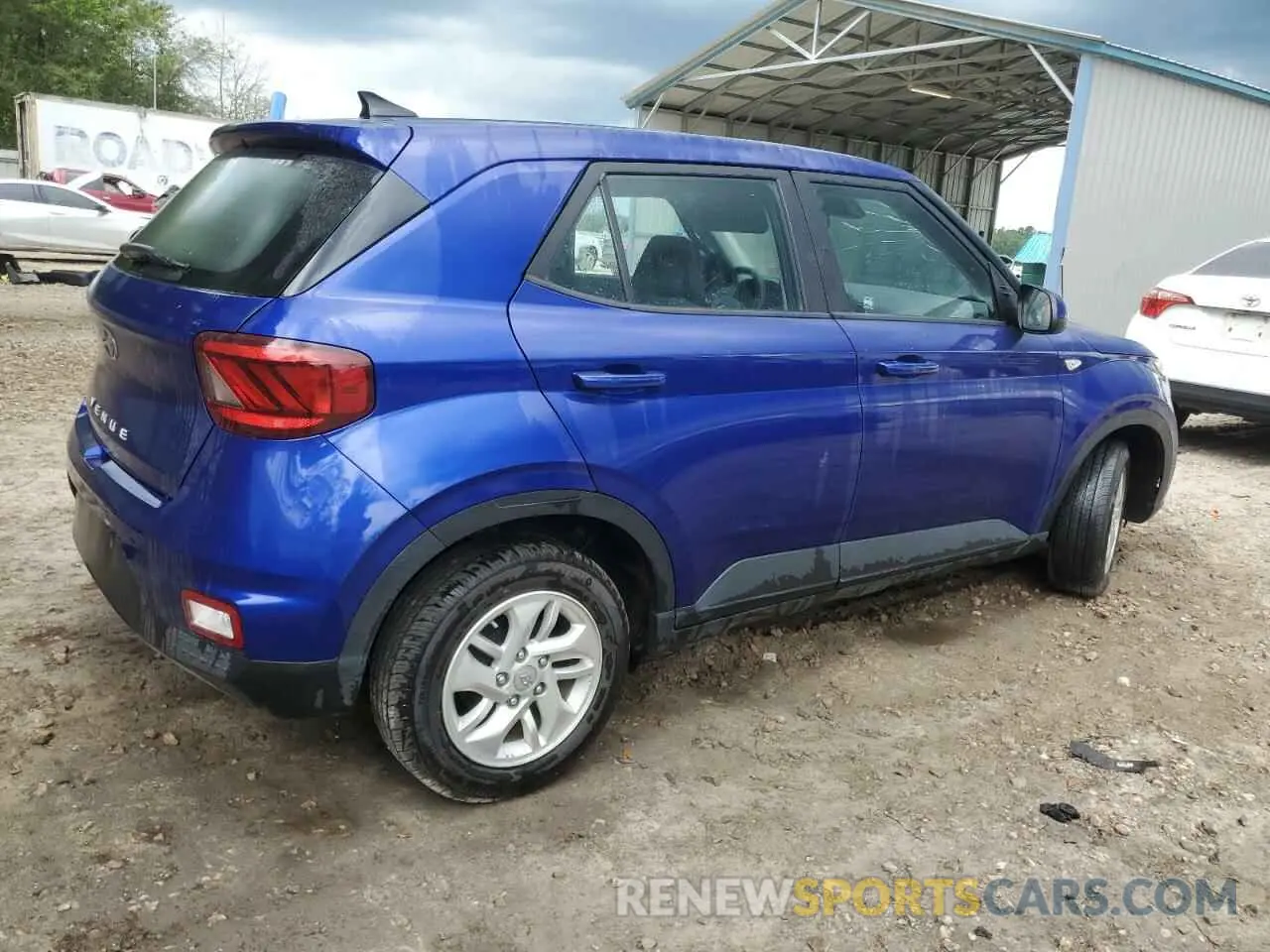 3 Photograph of a damaged car KMHRB8A36MU068242 HYUNDAI VENUE 2021