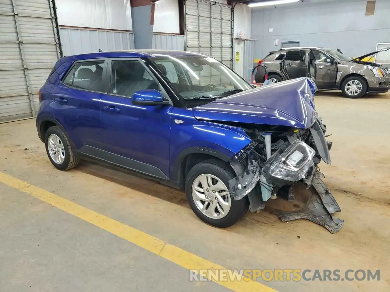 4 Photograph of a damaged car KMHRB8A36MU096543 HYUNDAI VENUE 2021