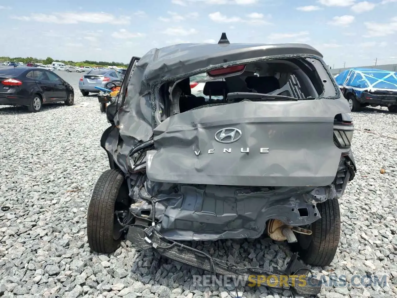 6 Photograph of a damaged car KMHRB8A36MU097000 HYUNDAI VENUE 2021