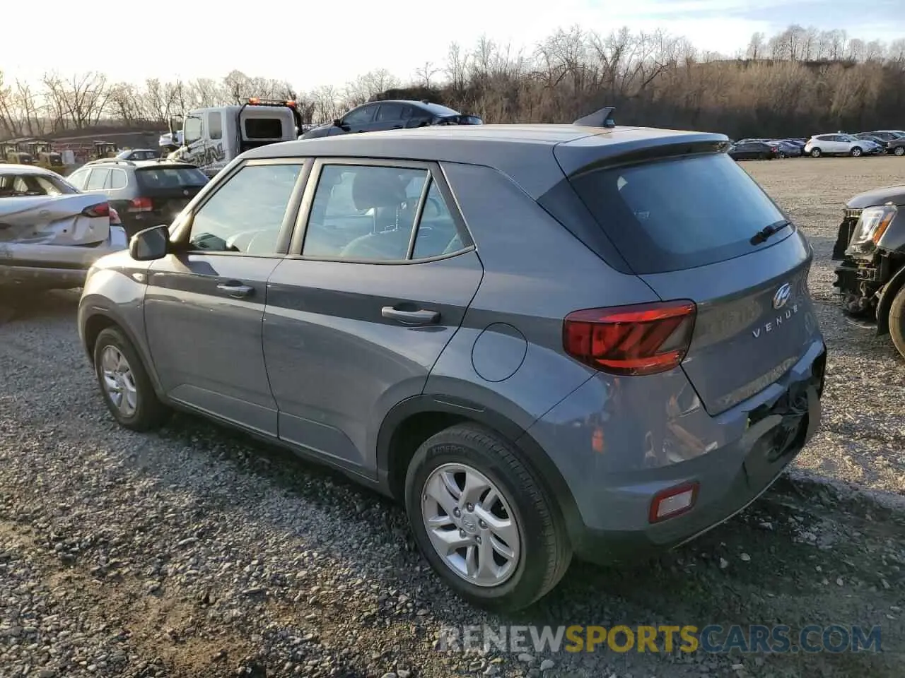 2 Photograph of a damaged car KMHRB8A36MU103488 HYUNDAI VENUE 2021