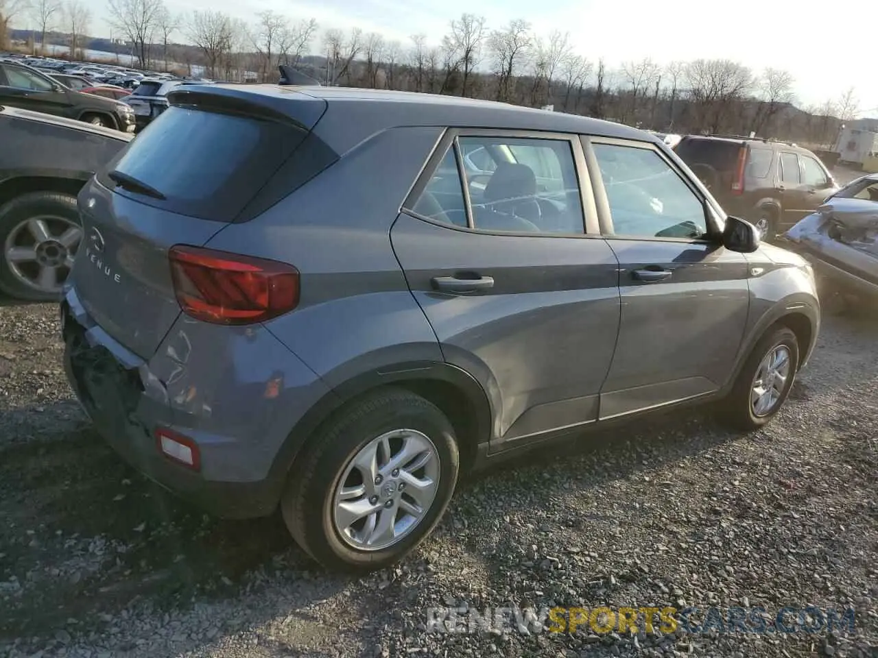 3 Photograph of a damaged car KMHRB8A36MU103488 HYUNDAI VENUE 2021