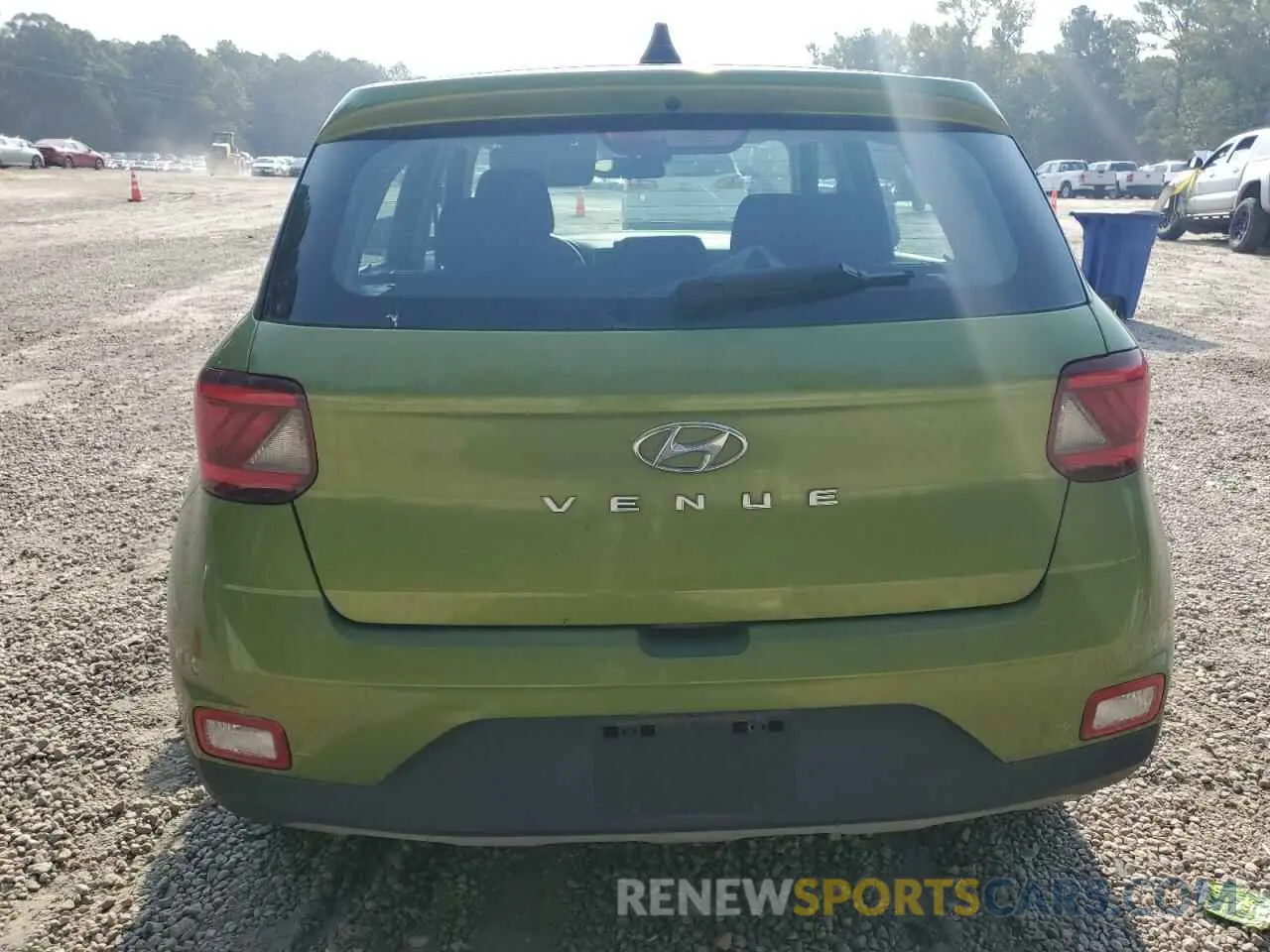 6 Photograph of a damaged car KMHRB8A37MU065768 HYUNDAI VENUE 2021