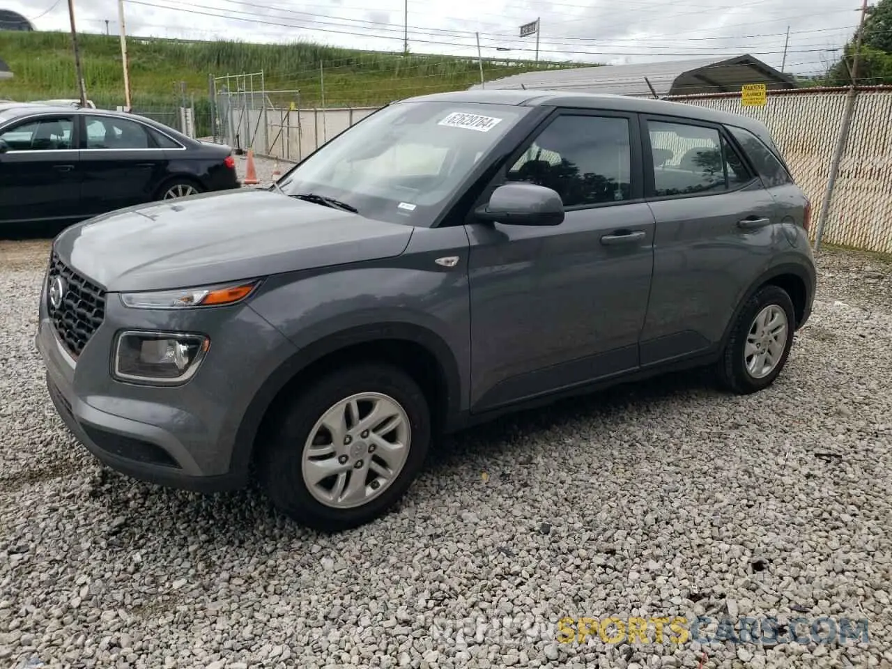 1 Photograph of a damaged car KMHRB8A37MU068895 HYUNDAI VENUE 2021