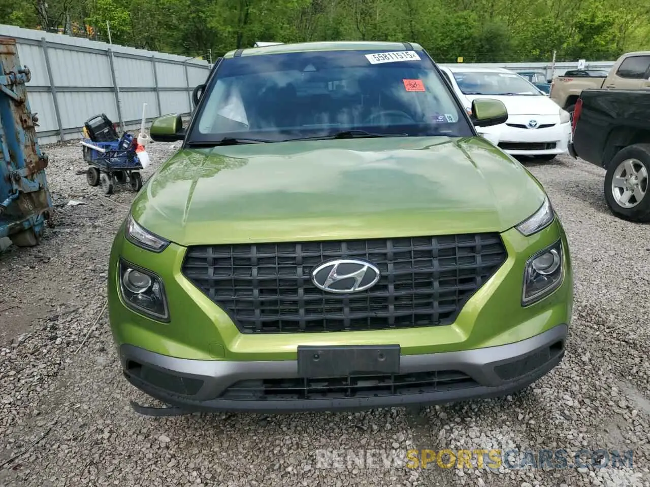 5 Photograph of a damaged car KMHRB8A37MU078309 HYUNDAI VENUE 2021