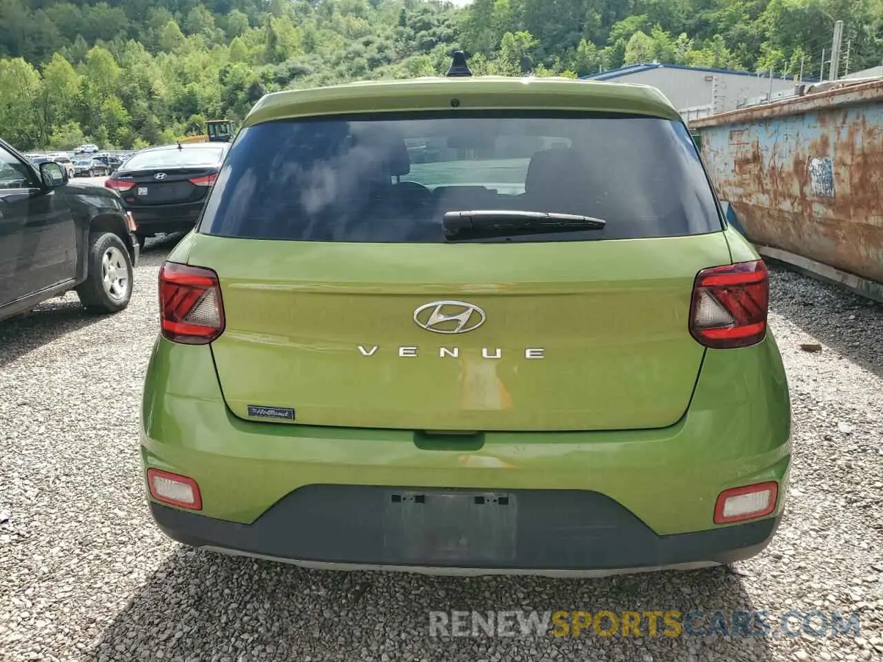6 Photograph of a damaged car KMHRB8A37MU078309 HYUNDAI VENUE 2021