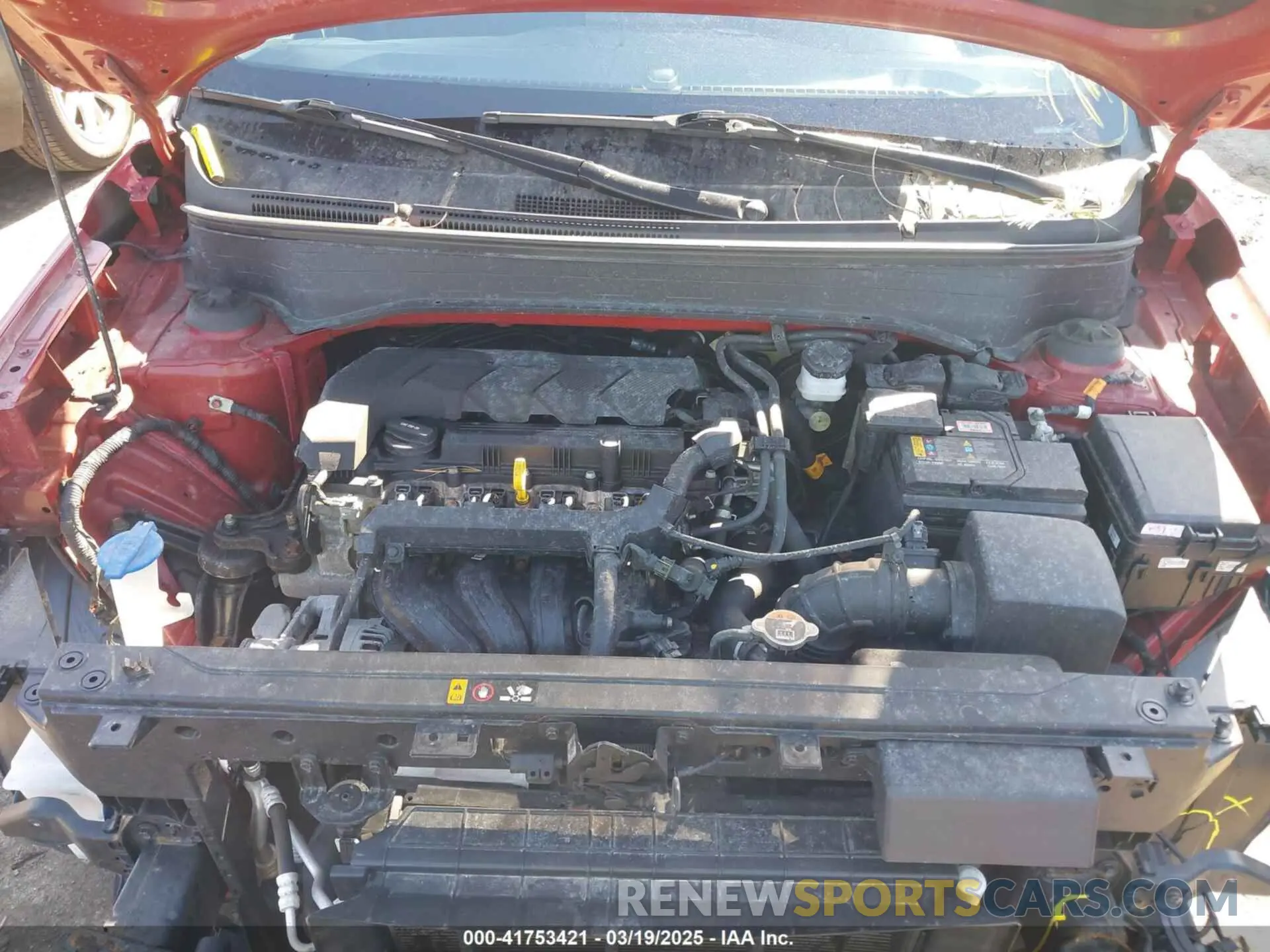 10 Photograph of a damaged car KMHRB8A37MU126746 HYUNDAI VENUE 2021