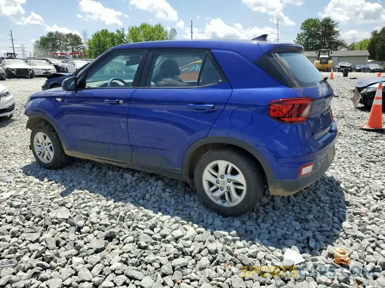 2 Photograph of a damaged car KMHRB8A38MU102181 HYUNDAI VENUE 2021